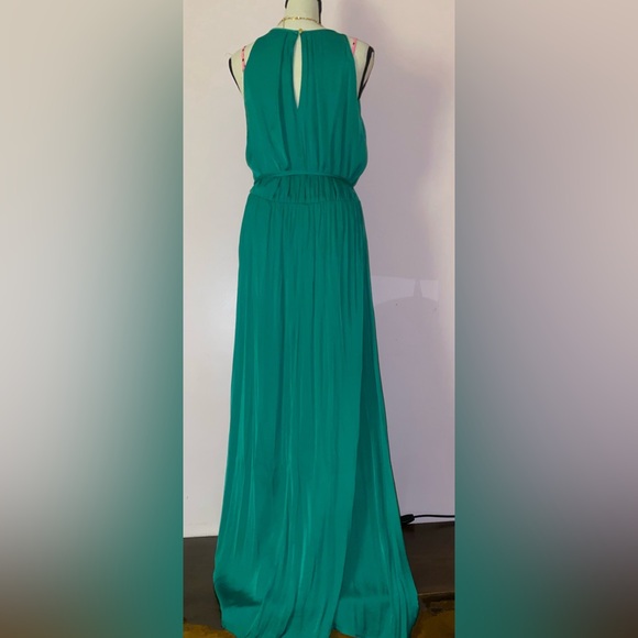 JENNIFER LOPEZ Sleeveless Green Maxi Dress. Size 2 - Picture 13 of 13